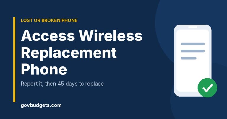 Access Wireless replacement phone
