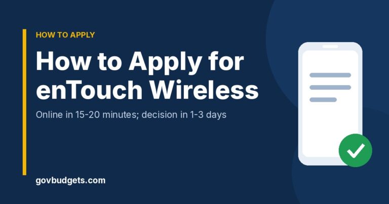 How to apply for enTouch Wireless
