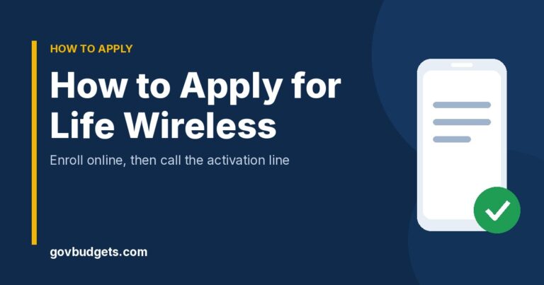 How to apply for Life Wireless