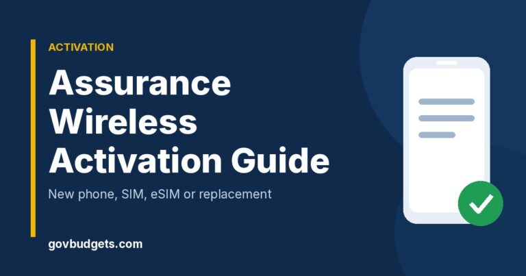 Assurance Wireless activation guide