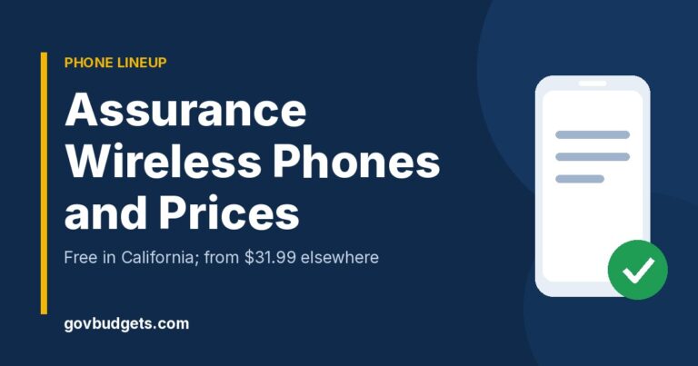 Assurance Wireless phones and prices 2026