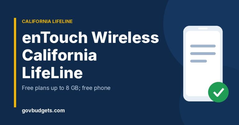 enTouch Wireless California LifeLine plans