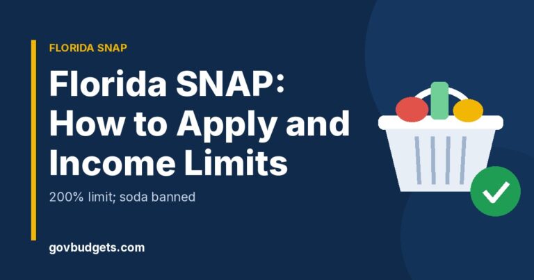 Florida SNAP how to apply and income limits