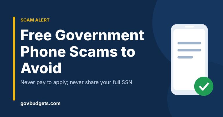 Free government phone scams to avoid