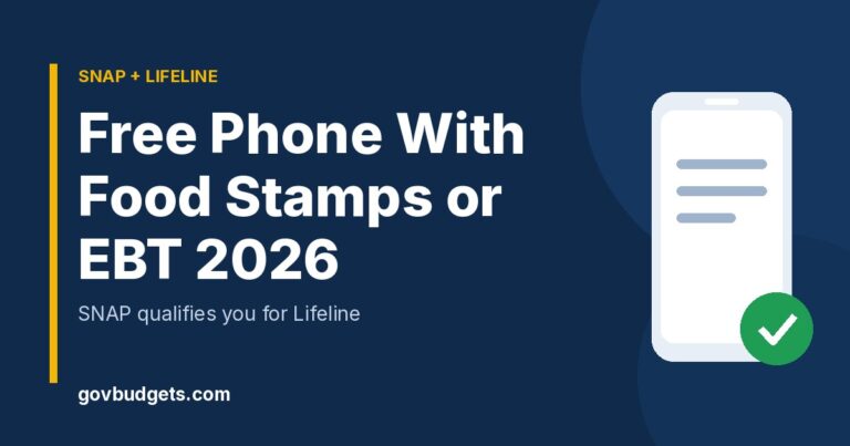 Free phone with food stamps through Lifeline
