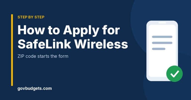How to apply for SafeLink Wireless