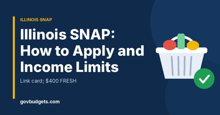 Illinois SNAP how to apply and income limits
