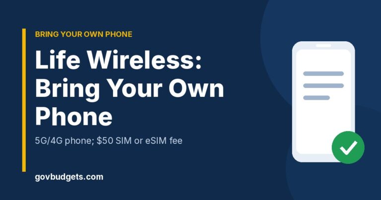 Life Wireless bring your own phone