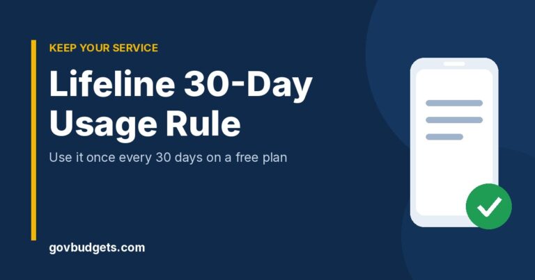 Lifeline 30-day usage rule explained