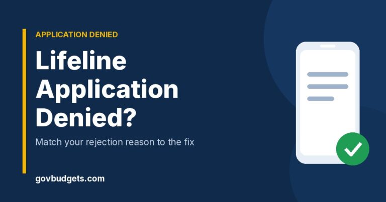 Lifeline application denied what to do