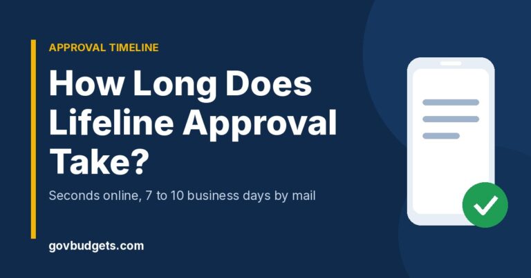 How long Lifeline approval takes timeline