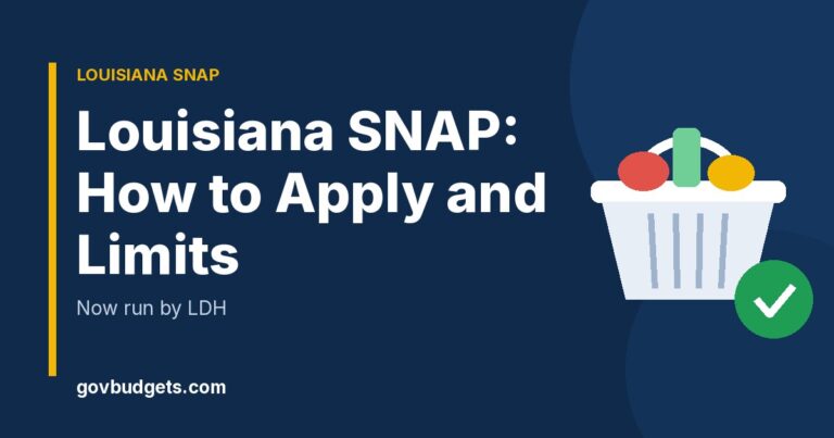 Louisiana SNAP how to apply and income limits