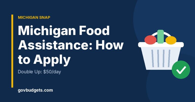 Michigan SNAP how to apply and income limits