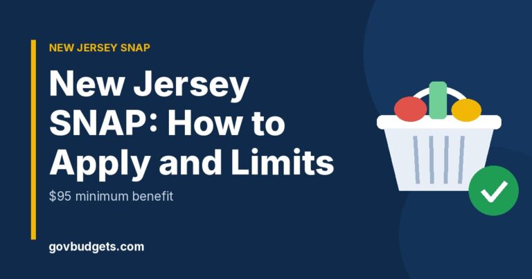 New Jersey SNAP how to apply and income limits