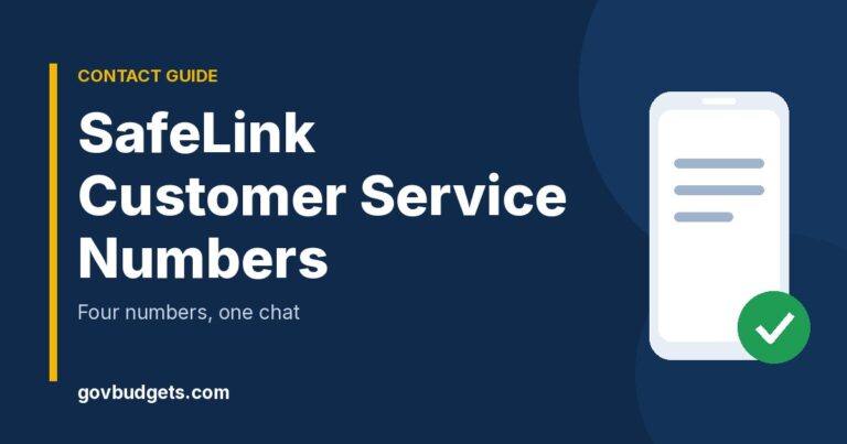 SafeLink customer service numbers