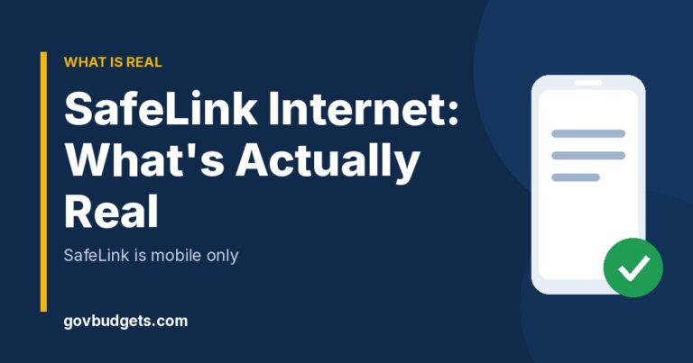SafeLink internet and home internet discounts