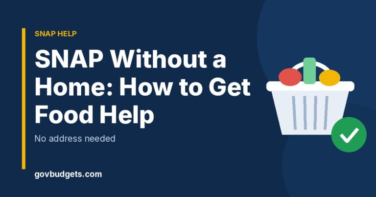 SNAP for people experiencing homelessness