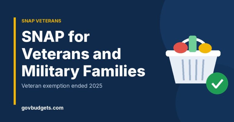 SNAP for veterans and military families