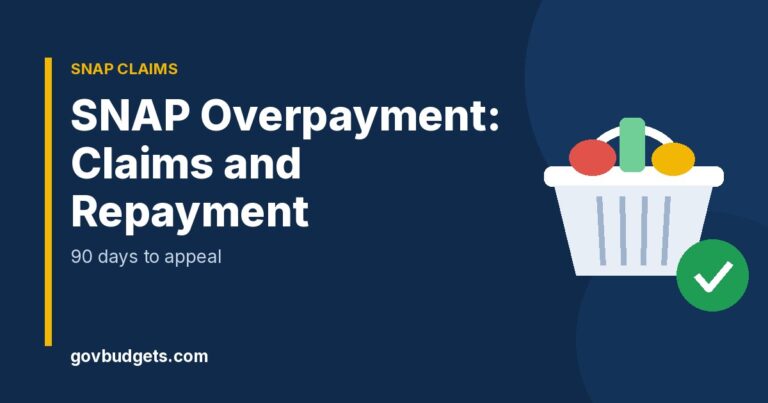 SNAP overpayment claims guide