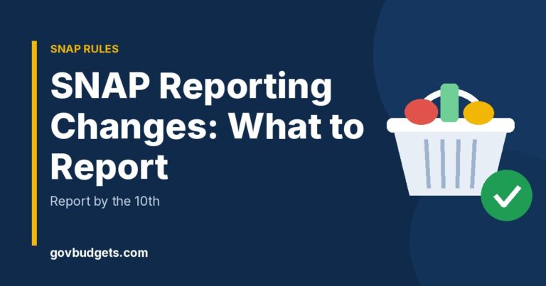 SNAP reporting changes guide