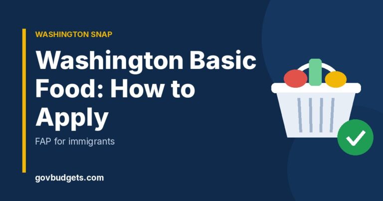 Washington SNAP how to apply and income limits