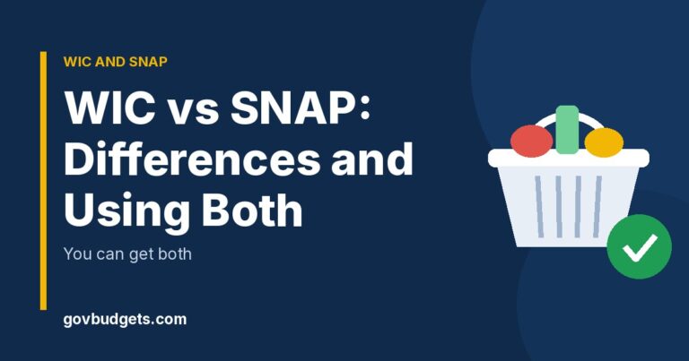 WIC vs SNAP comparison